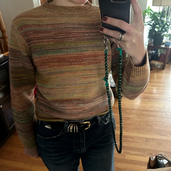 ELDER STATESMAN CREWNECK SWEATER STRIPES - Picture 2 of 6